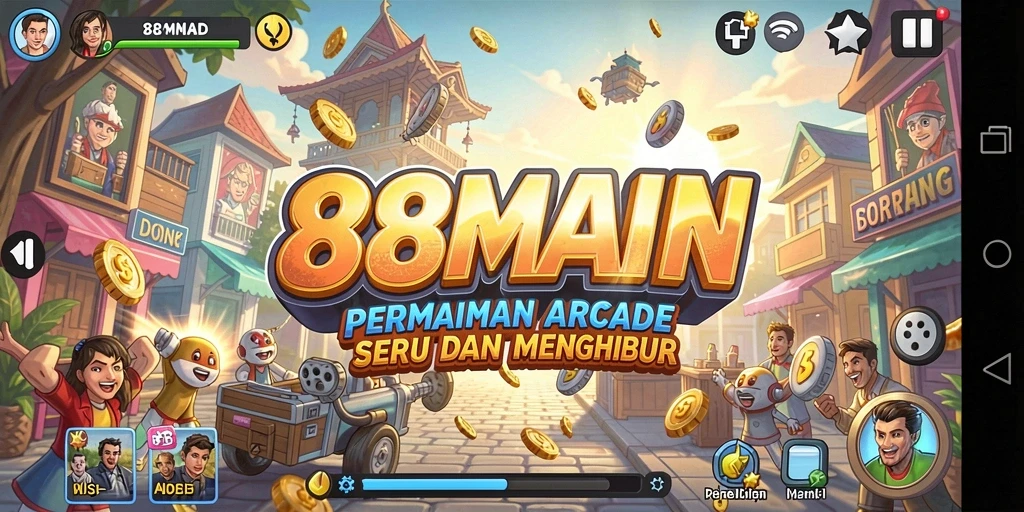 Tampilan gameplay menarik dari 88MAIN dengan tantangan seru.