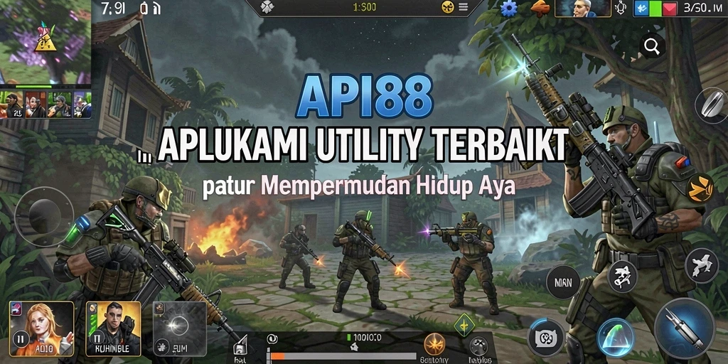Screenshot utama API88 menunjukkan fitur Utility yang bermanfaat.