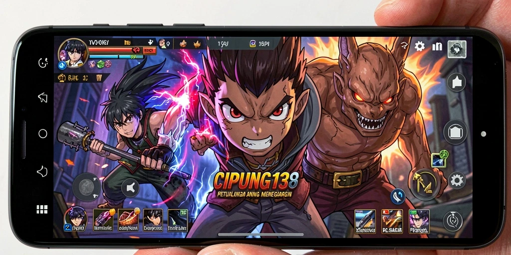 Tampilan menarik dari gameplay Anime di CIPUNG138.