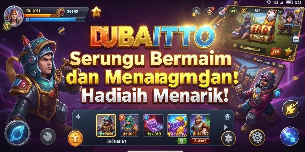 Screenshot gameplay DUBAITOTO yang menampilkan momen seru saat bermain.