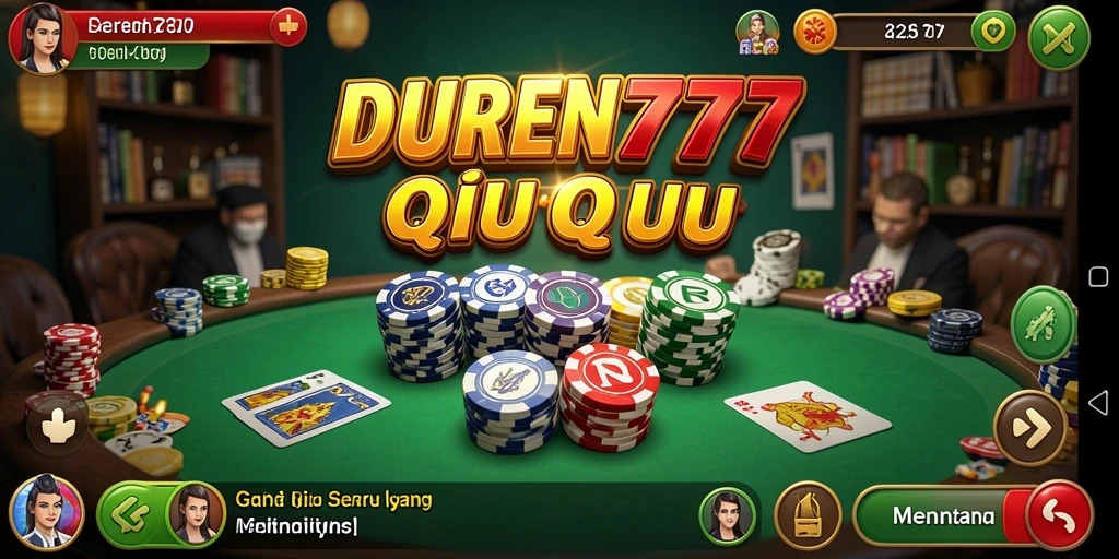 Tampilan menarik gameplay DUREN777 dalam aksi QiuQiu.