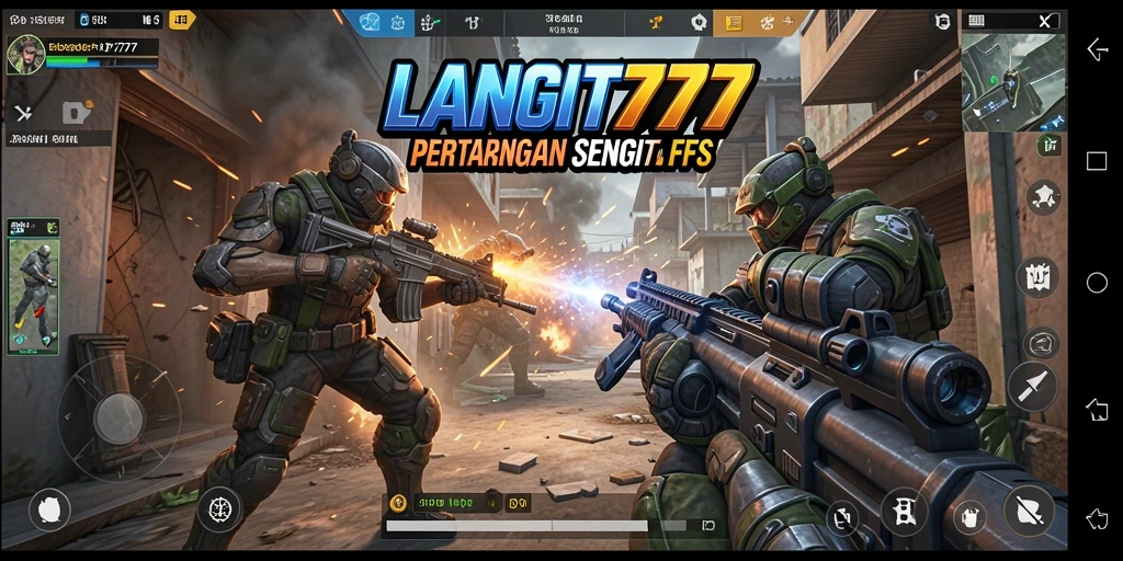 Tampilan gameplay memikat dari LANGIT777 saat pertempuran sengit.