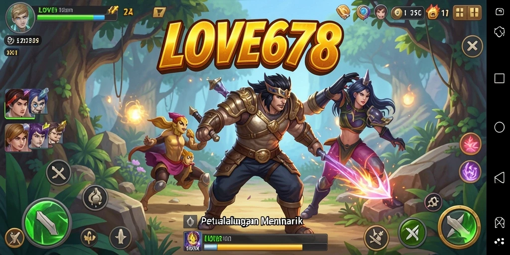 Screenshot menunjukkan gameplay petualangan yang seru dan grafis menakjubkan.