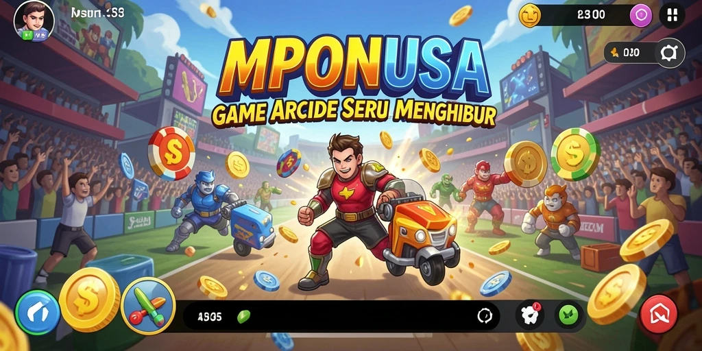 Tampilan gameplay MPONUSA yang menegangkan dan seru.