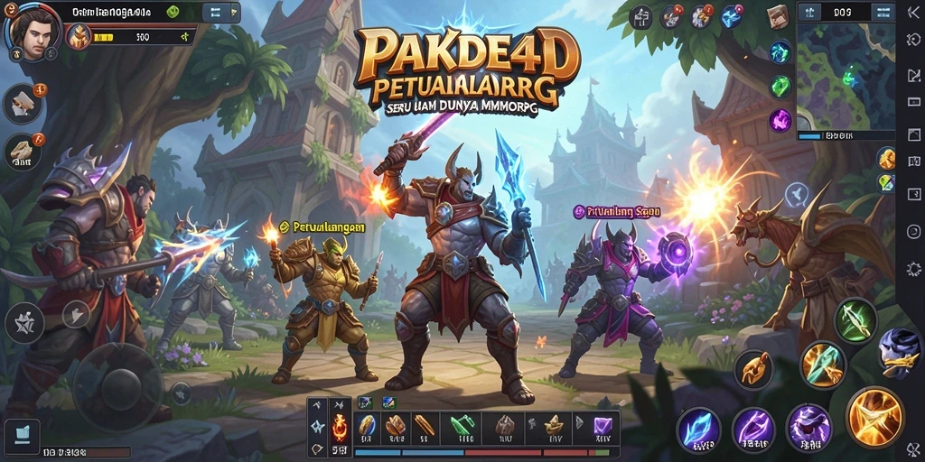Gameplay menakjubkan dari PAKDE4D di dunia MMORPG.