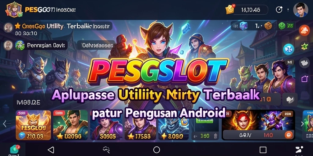 Tampilan antarmuka PESGSLOT yang sederhana dan fungsional.