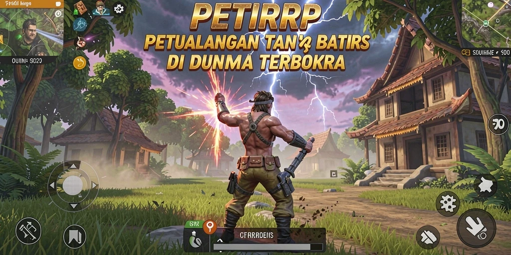 Tampilan gameplay <strong>PETIRRP</strong> yang menampilkan dunia terbuka yang luas dan menakjubkan.