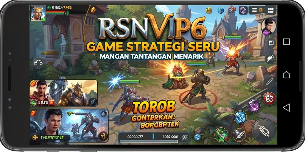 Tampilan gameplay yang menegangkan dari RSNVIP6 di medan perang.