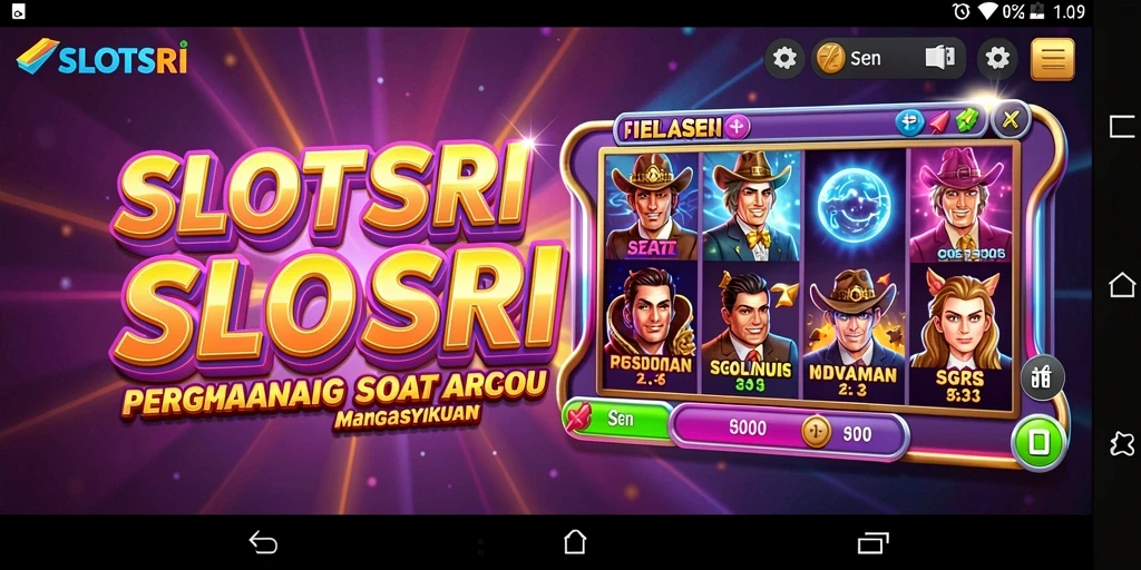 Tangkapan layar gameplay SLOTSRI yang menggambarkan pengalaman bermain slot yang menyenangkan.
